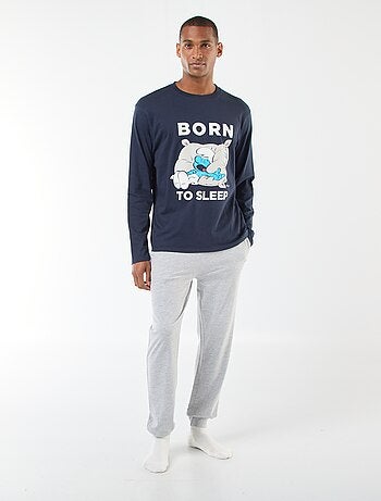 Ensemble de pyjama 'Schtroumpf' en coton