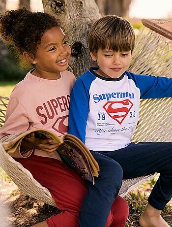 Ensemble de pyjama t-shirt + pantalon 'DC Comics' 'Supergirl' - 2 pièces