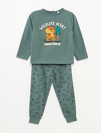 Ensemble de pyjama t-shirt + pantalon 'Jurassic Park' - 2 pièces