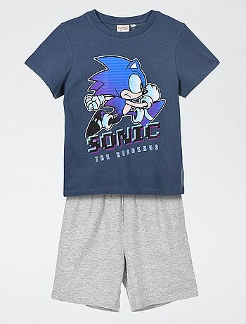 Ensemble de pyjama t-shirt + short 'Sonic' 'SEGA' - 2 pièces
