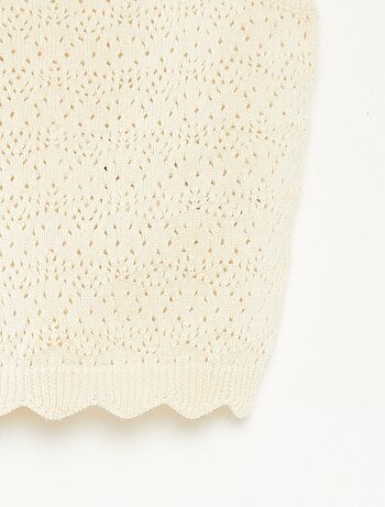 Ensemble débardeur + short en crochet - 2 pièces