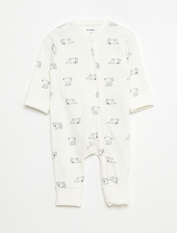 Ensemble dors-bien + bavoir + body - 3 pièces