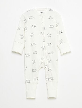 Ensemble dors-bien + bavoir + body - 3 pièces