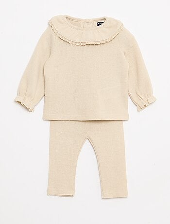 Ensemble doudou t-shirt + legging - 2 pièces