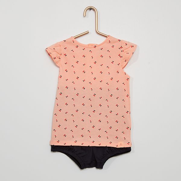 Ensemble Eco Concu Bebe Fille Rose Kiabi 2 40