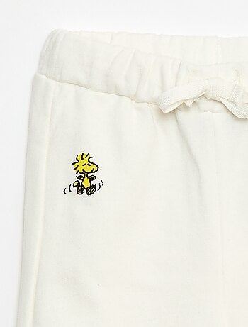 Ensemble en molleton sweat + pantalon 'Snoopy' - 2 pièces