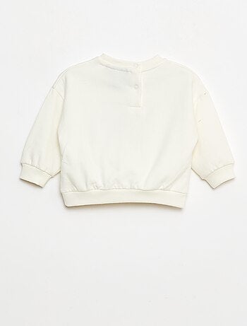 Ensemble en molleton sweat + pantalon 'Snoopy' - 2 pièces