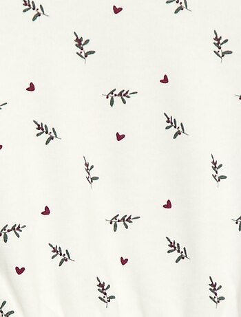 Ensemble jogging en molleton sweat + legging - 2 pièces