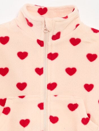 Ensemble jogging en polaire veste zippée + pantalon - 2 pièces