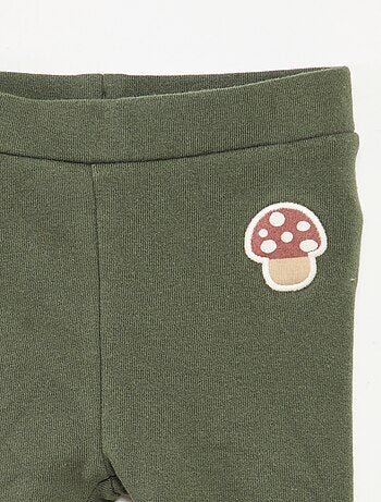 Ensemble legging en tricot animé + chaussettes all-over en coton