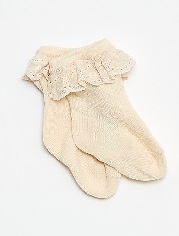 Ensemble Legging fantaisie + chaussette en dentelle