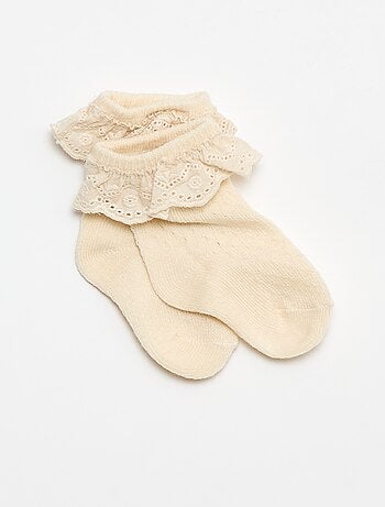Ensemble Legging fantaisie + chaussette en dentelle