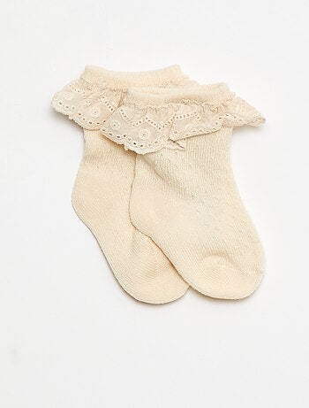 Ensemble Legging fantaisie + chaussette en dentelle