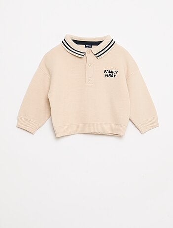 Ensemble polo chaud + pantalon - 2 pièces