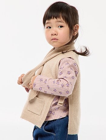 Ensemble pull + écharpe fine