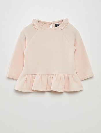 Ensemble pull large volanté + legging - 2 pièces