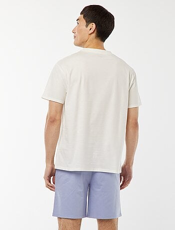 Ensemble pyjama court short + t-shirt 'Fast and Furious' - 2 pièces