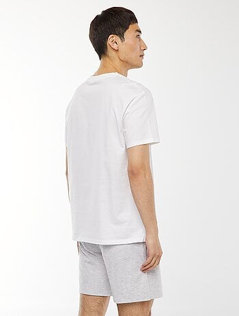Ensemble pyjama court short + t-shirt 'Fast and Furious' - 2 pièces