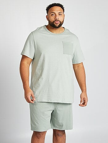 Ensemble pyjama court t-shirt + short - 2 pièces