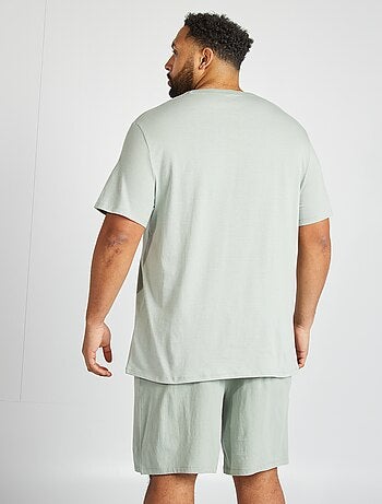 Ensemble pyjama court t-shirt + short - 2 pièces