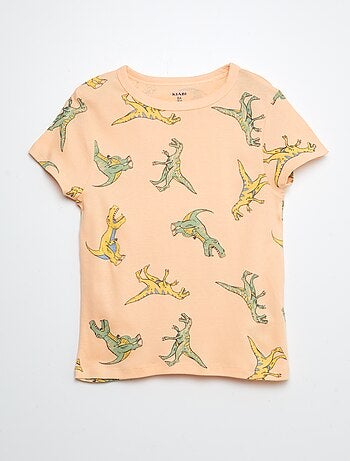 Ensemble pyjama court t-shirt + short avec imprimés - 2 pièces