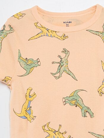 Ensemble pyjama court t-shirt + short avec imprimés - 2 pièces