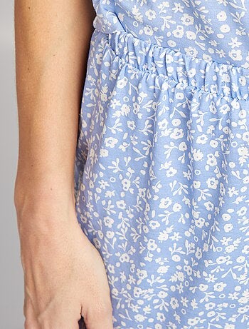 Ensemble pyjama débardeur + short en coton - 2 pièces