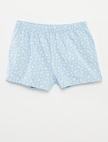 Ensemble pyjama débardeur + short en imprimé - 2 pièces