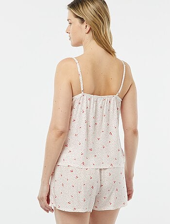 Ensemble pyjama débardeur + short imprimé