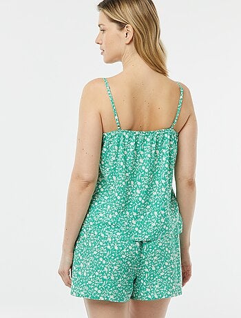 Ensemble pyjama débardeur + short imprimé