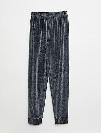 Ensemble pyjama en velours - 2 pièces