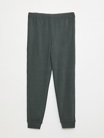 Ensemble pyjama haut + pantalon molleton