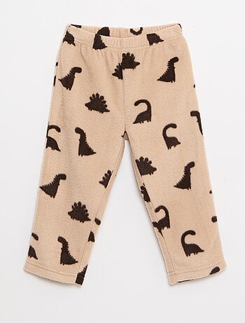 Ensemble pyjama haut + pantalon polaire