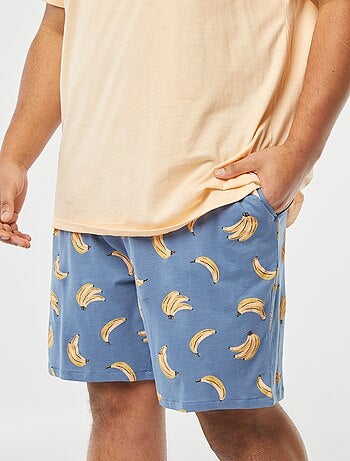 Ensemble pyjama imprimé short + t-shirt - 2 pièces