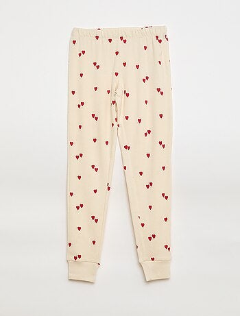 Ensemble pyjama imprimé t-shirt + pantalon - 2 pièces