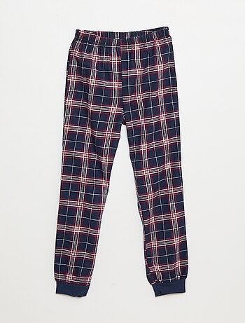 Ensemble pyjama long bimatière t-shirt + pantalon - 2 pièces