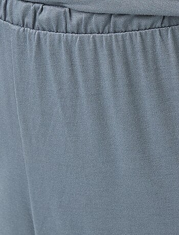 Ensemble pyjama long chemisier + pantalon - 2 pièces