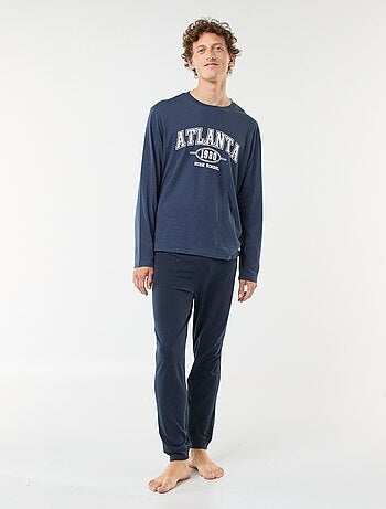 Ensemble pyjama long en jersey t-shirt + pantalon - 2 pièces
