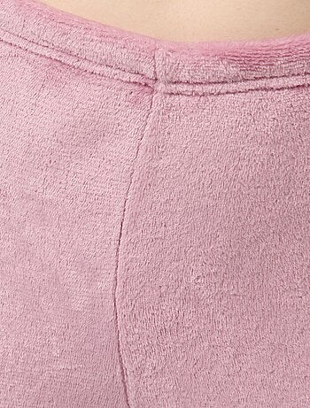 Ensemble pyjama long en polaire - 2 pièces