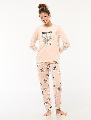 Ensemble pyjama long en velours 'Pampan' 'Disney' - 2 pièces