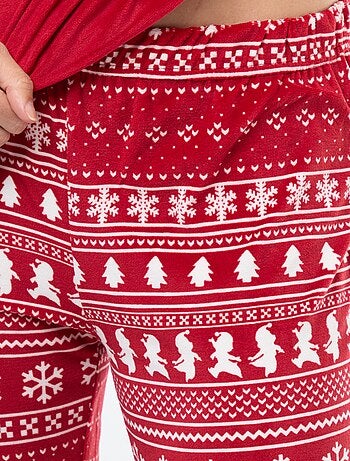 Ensemble pyjama long en velours 'Pampan' 'Disney' - 2 pièces