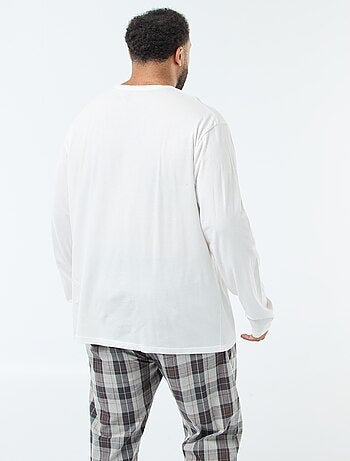 Ensemble pyjama long esprit Noël - 2 pièces