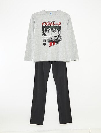 Ensemble pyjama long fantaisie - 2 pièces