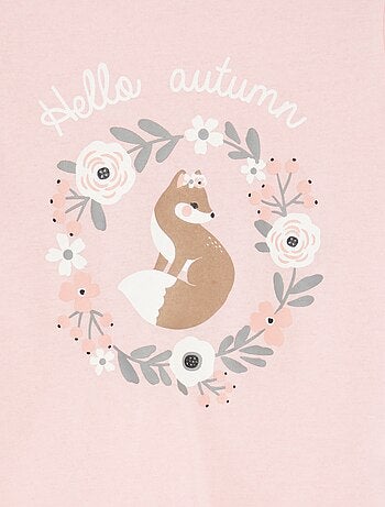 Ensemble pyjama long fantaisie - 2 pièces