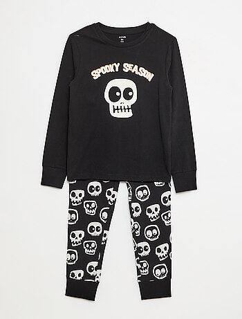 Ensemble pyjama long 'Halloween' - 2 pièces