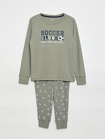 Ensemble pyjama long imprimé - 2 pièces