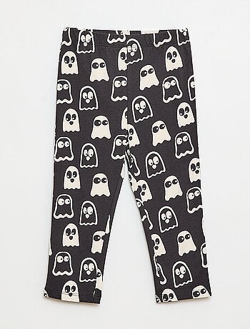 Ensemble pyjama long imprimé 'Halloween' - 2 pièces