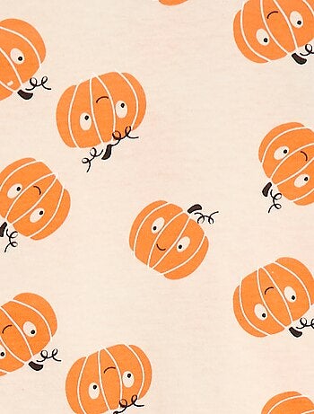 Ensemble pyjama long imprimé 'Halloween' - 2 pièces