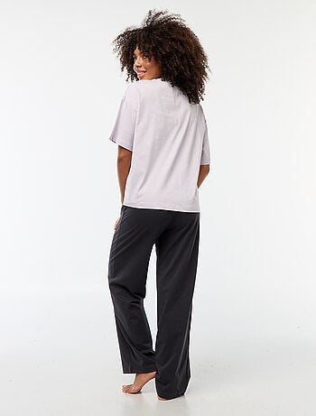 Ensemble pyjama long 'Kuromi' - 2 pièces