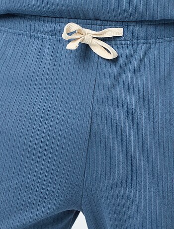 Ensemble pyjama long maille ultra-douce - 2 pièces